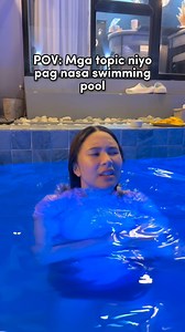 Yung tinatry niyong mag-usap nang seryoso pero nasa pool kayo 😆 | Patricia Ermino
