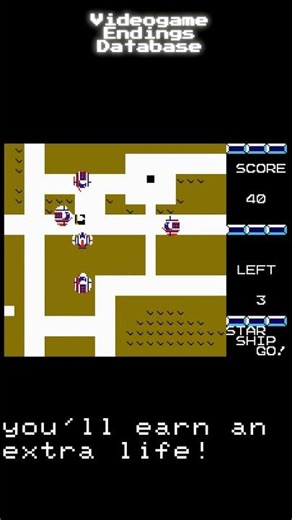 Star Ship Go!! (Family Basic) - extra life trick #famicom #nintendo #basic