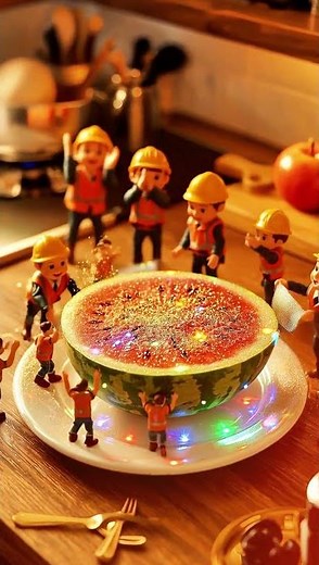 Tiny Dancers on a Watermelon?! 🍉😱