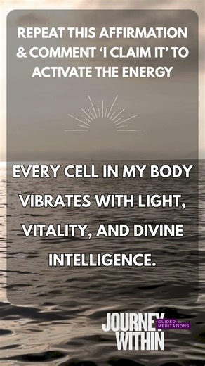 Every Cell Is Alive with Light ✨ 5-Second Healing Affirmation to Rejuvenate Your Body