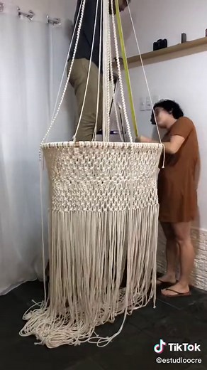 Desafio de Macramê: Como Fazer um Berço de Crochê