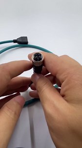 3.28ft M12 8 Pin to RJ45 Industrial Ethernet Cable, M12 8 Pin X Code Female to RJ45 Female Connector Cable High Flex Cat6 Shielded Field Wireable Cable Assembly for Automation Application 1Meter