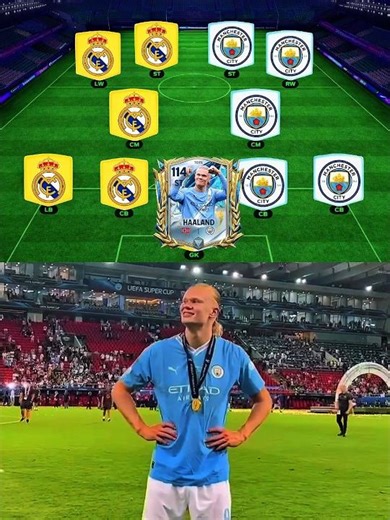 Real Madrid X Manchester city 🔥 #football #fcmobile #fifa #viral #fifamobile #trending