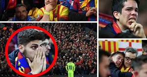 Devastados: Así sufrieron los aficionados del Barcelona el batacazo de Anfield