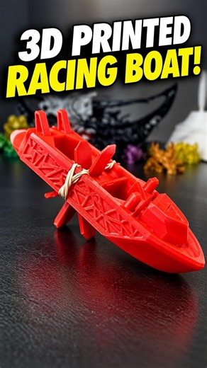3D Printed Working Boat! #3dprinting #3dprinted #bambulab #makerworld #boat #satisfying #3dprinting