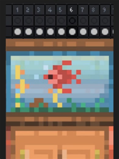 👾 Aprenda PIXEL ART ou como CRIAR JOGOS 2D no LinkTree da minha Bio 😍 👾 Aprenda PIXEL ART ou como CRIAR JOGOS 2D no LinkTree da minha Bio 😍 Neste vídeo, mostro como criei uma animação simples de um aquário usando 31 quadros. Explico o passo a passo de como movimentar cada elemento no desenho, como o peixe e as bolhas, para conseguir um resultado satisfatório sem complicação. É uma ótima forma de entender a lógica da animação em pixel art e como pequenos movimentos de um pixel podem dar vida 