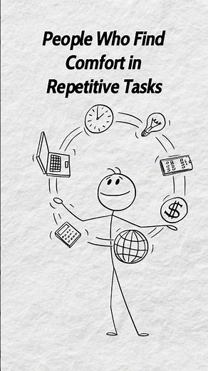 Psychology of People Who Find Comfort in Repetitive Tasks