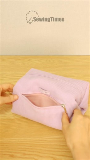 Easy DIY Zipper Pouch with Front Pocket & Handle! Beginner-Friendly Box Pouch
