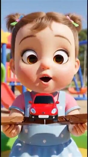 Baby Ne Chocolate Todha Aur Red Car Nikla! 😱 "CAR!" Bolti Baby Super Excited 🔥 Reverse Loop #shorts