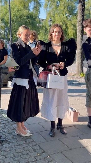 Chic Outfits from Stockholm Fashion Week 2026 | Sweden Summer Ambience #fashion #streetstyle