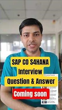 SAP Controlling S4HANA Interview Question & Answer Coming Soon | Real SAP CO S/4HANA Interview Q&A