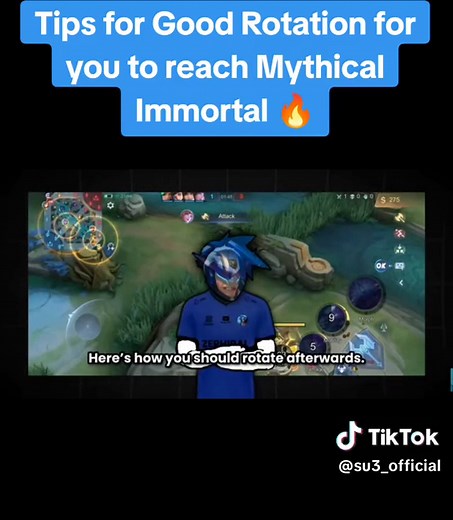 Tips for Good Rotation for you to reach Mythical Immortal 🔥 #RotationTips #position #mlbbskingifts #MobileLegendsBangbang #MLBB #trend #viral #tiktoktrend #notocopyrightinfrigement #fyp