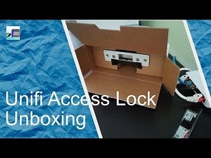 Unifi Access Lock Electric Unboxing