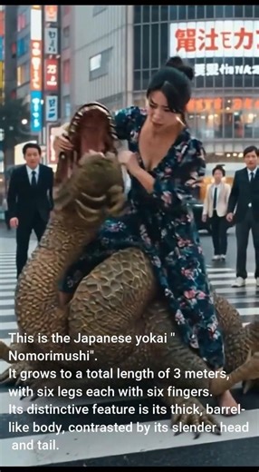 Japanese Monster ”Nomorimushi” (野守虫) #horror #movie #scary #japan #monster