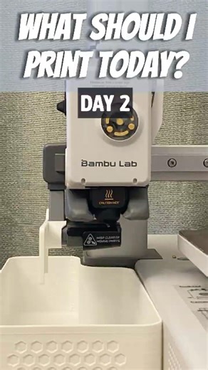 What Should I Print Today | Day 2 #bambulab #3dprinting #mechanical #engineering #tech #stem