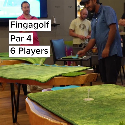 Bit of fun at Captain's Bar in Cherngtalay. The final shot was an act of desperation as he was 4 behind. Was it a good idea? #golf #fingagolf