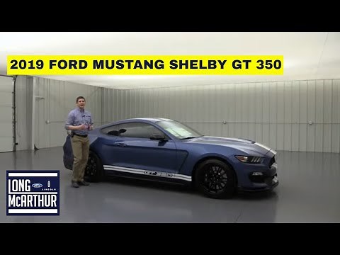 2019 FORD MUSTANG SHELBY GT350 IN FORD PERFORMANCE BLUE
