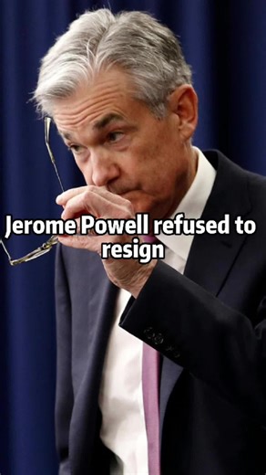 Jerome Powell refused to resign #news #trump #jeromepowell #mikejohnson #usa