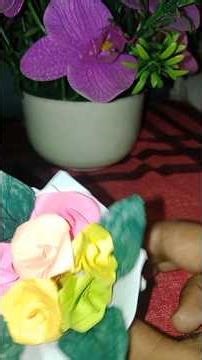 sticky note make rose 🌹🌹🌹🌹🌹🌹🌹🌹🌷🌷