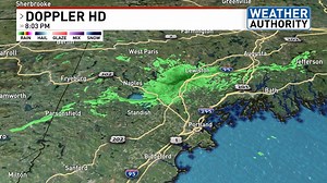 No rain. This evening's radar beam from NWS Gray is reflecting off of dust, bugs, and pollen. Can you make out the sea breeze front? | Charlie Lopresti