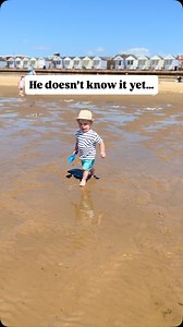 We’ve all been there - five warnings, zero shoes, and one very wet backside. This little legend gave it his all, but the puddle won. #BeachDayDrama #ParentingUnfiltered #StAnnesBeachHuts #ArchieWebb | St Annes Beach Huts