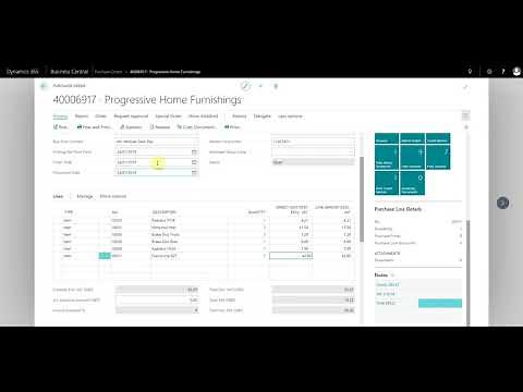 How to adjust VAT values when posting documents in Microsoft Dynamics 365 Business Central