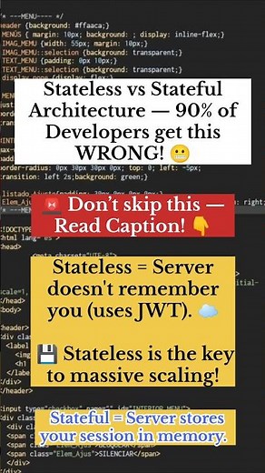 Stateless vs Stateful: 90% of Developers get this WRONG! 🤯