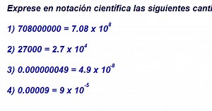 NOTACION CIENTIFICA. Ejercicios Resueltos