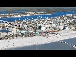 Fort Myers Beach Today Live Cam Aerial Drone Footage 4K HD 12/8