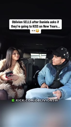 Oblivion SELLS after Daniela asks if they’re going to KISS on New Years…👀😳 #oblivion #daniela #fyp
