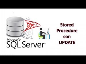 como crear un procedimiento almacenado que actualize SQL SERVER