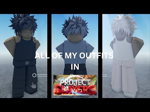 ALL of MY FAVORITE PROJECT SLAYER OUTFITS [Project Slayers]