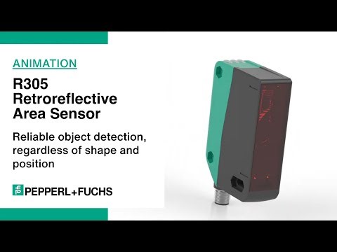 Reliable Object Detection, Regardless of Shape and Position: R305 Retroreflective Area Sensor