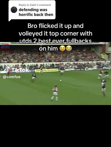 Thierry Henry's Stunning Volley Against Manchester United