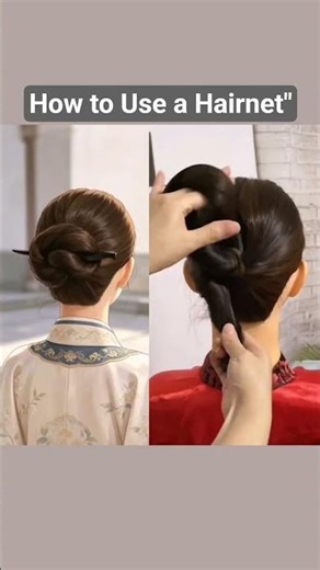 How to Use a Hairnet" "Invisible Hairnet" "Professional Hairnet" "Hairnet Styling"
