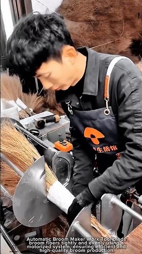Automatic Broom Maker Work Tool Fast Binding System
