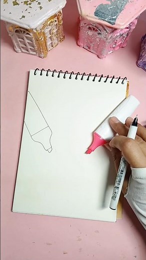 aesthetic notebook Front Page 🎨🎀 #notebookideas #titleart #shortsvideo #frontpageborderdesign