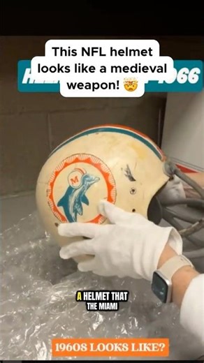 1966 Helmet vs Modern Helmet – No Comparison #NFL