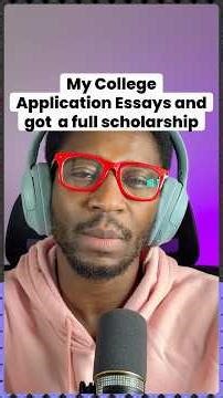 This Is the Essay That Won Me a Full-Ride Scholarship
