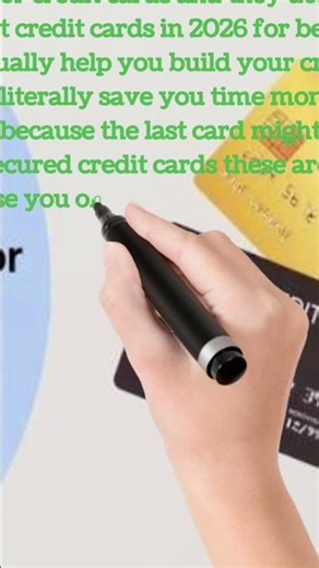 Best Credit Cards for Beginners 2026 (Easy Approval + Build Credit Fast!)