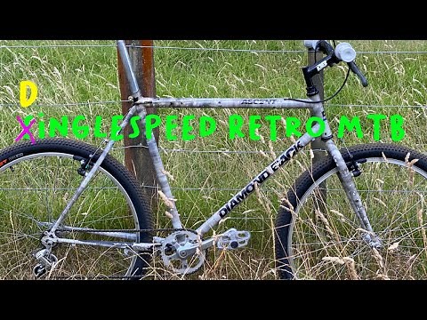 Retro mtb - 1989 Diamondback Ascent, Dinglespeed build!