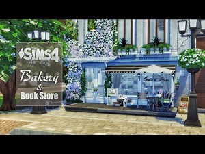 Bakery & Book Store • Retail Lot 🤍 Love Story | Britechester (NoCC) THE SIMS 4