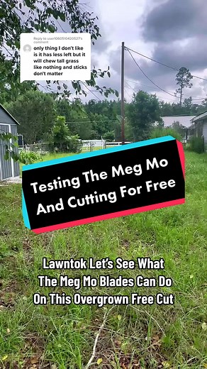 Replying to @user1060510420527 Lawnok Will The Meg Mo Blade Perfrom? #lawntok #growitwemowit #foryou