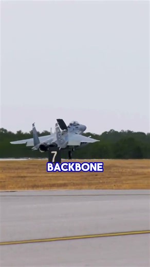 The Air Force's Newest Beast F-15EX Eagle II Arrival! #shorts