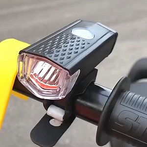 USB RECHARGEABLE FRONT LIGHT PANCBIKE HOME DELIVERY STAY HOME STAY...