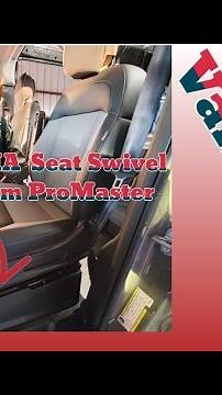 SCOPEMA Seat Swivels on a 2025 RAM ProMaster | Van Conversion Projectn Save Money!