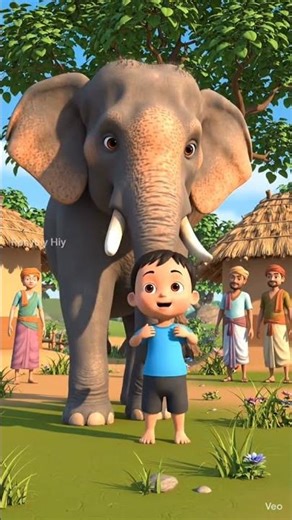 Baby boy aur hathi ki story , create AI cartoon story ‪@Shradha-Mj-vlogs‬ #aicartoon