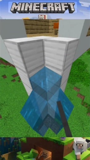 Replace the Boring Ladder with a Water Elevator in Minecraft! 🚀💦