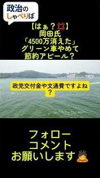 落選した岡田克也氏の「節約生活」がズレすぎ！消えた4500万は全部血税ですよね？特権意識丸出しの重鎮に国民の怒りが爆発。#政治 #岡田克也 #血税 #中道改革連合