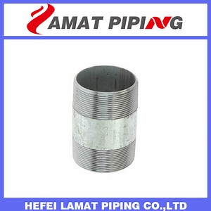 [Hot Item] En10241 Galvanised Wrought Steel Fittings Sch40/Sch80/Sch160 Barrel Nipple